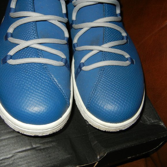 Jordan Nike Galaxy High Top Sneakers Basketball French Blue - Picture 5 of 15